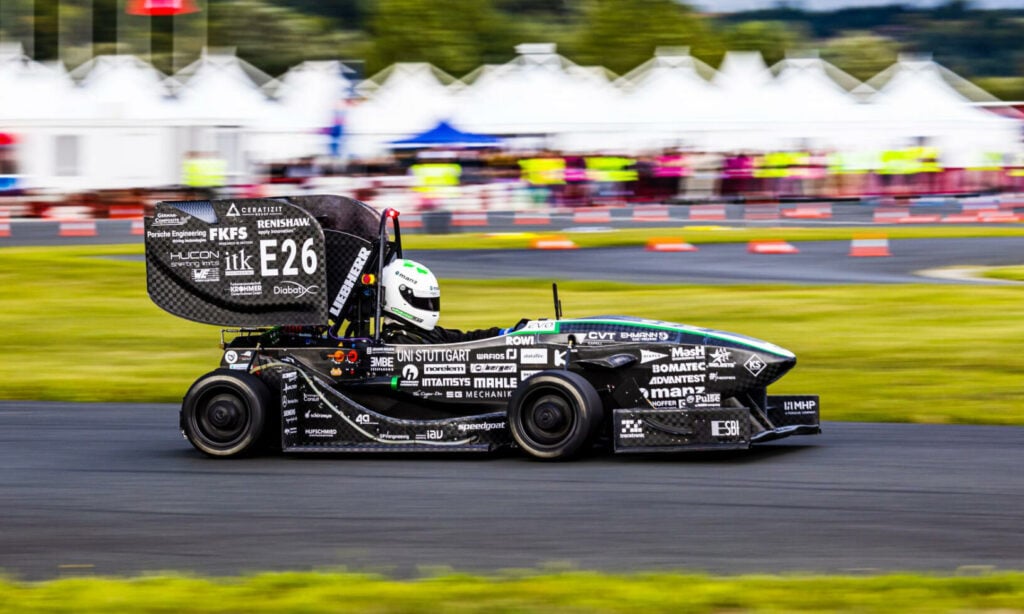 Studentbygget E0711-11 EVO har fyra elmotorer, men viktigast för accelerationen är nog ändå den mycket låga vikten.