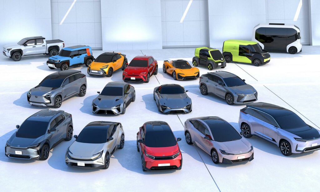 Toyota har redan stoppat utvecklingen av vissa av sina kommande 30 elbilar.