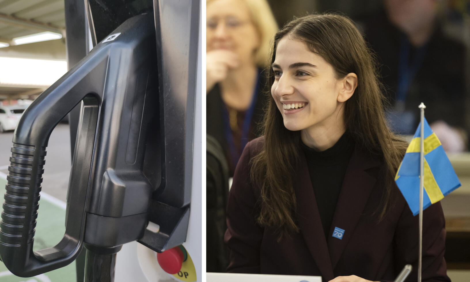 ”Folk ska våga ta steget till elbil”, säger klimat- och miljöminister Romina Pourmokhtari (L) till TT.