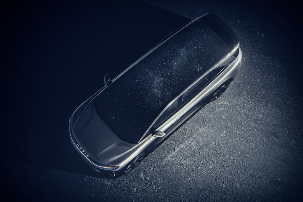 Lucids andra modell blir en rymlig suv som också är en ”förklädd superbil”, enligt designchefen.