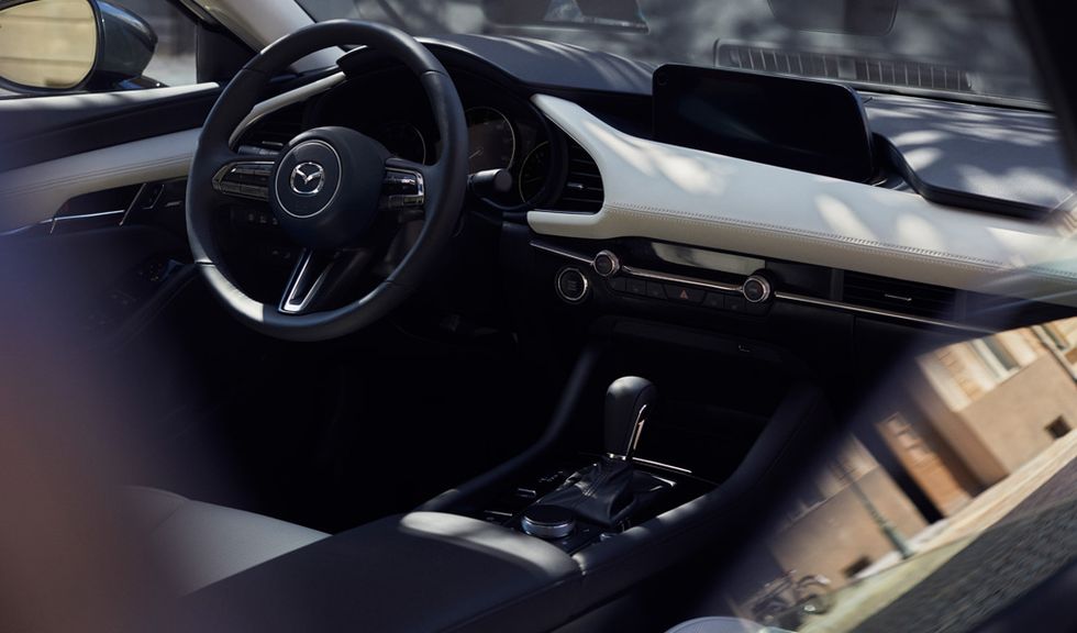 Tekniken i Mazda3 är optimerad för föraren: ”Rätt lösning i rätt tid”