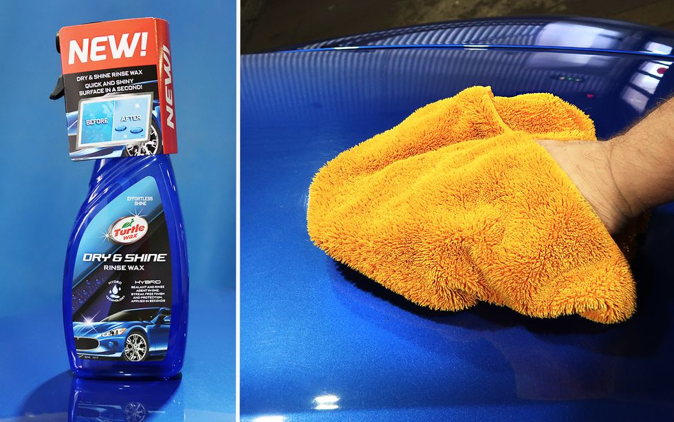 Nya Turtle Wax Dry & Shine Rinse Wax – aldrig har det varit enklare att tvätta och vaxa bilen