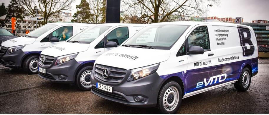 Mercedes helt nya elektriska transportbil eVito: 