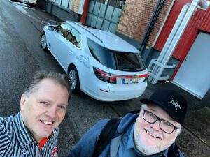 Alrik och Magnus har besökt Nevs – och kört Saabkombin som aldrig blev av!