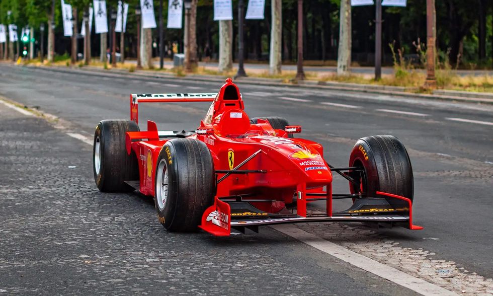 Auktion: Så dyr blev Schumachers F1-Ferrari
