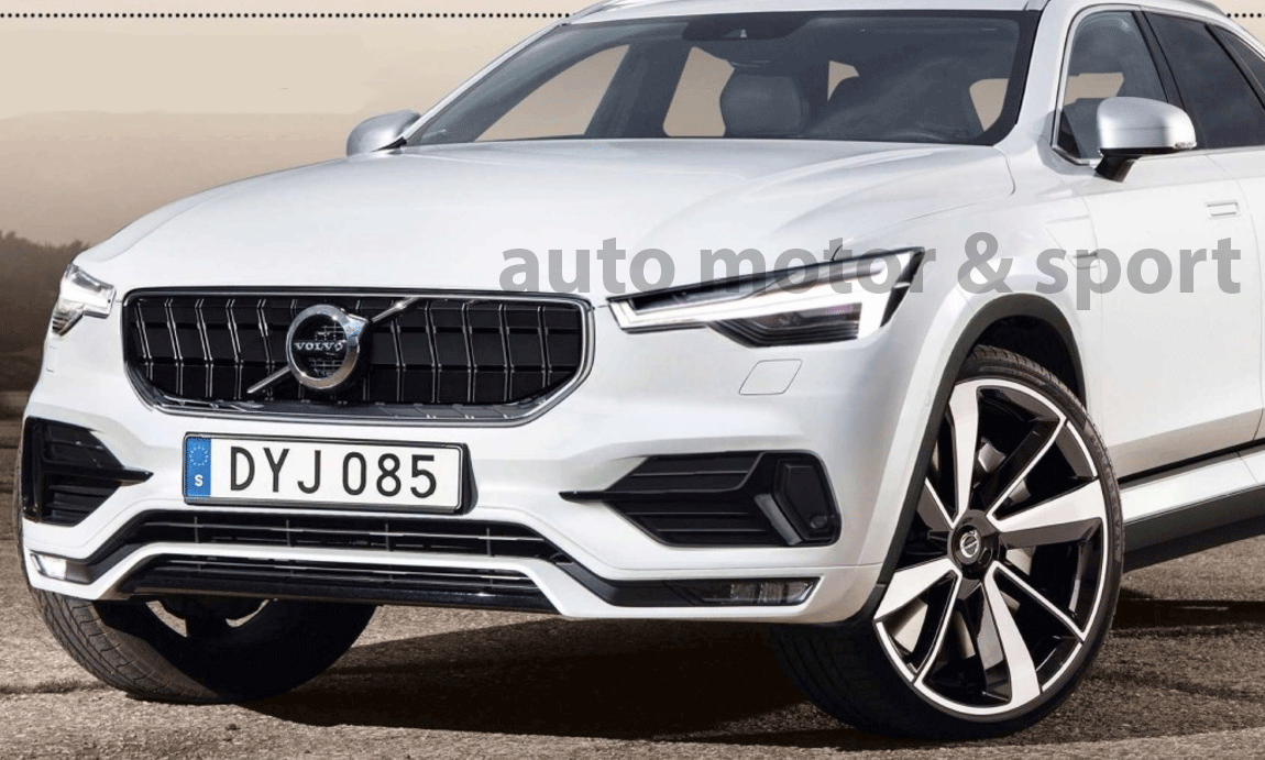 Volvo XC90 SUV-konceptillustration (AI text)