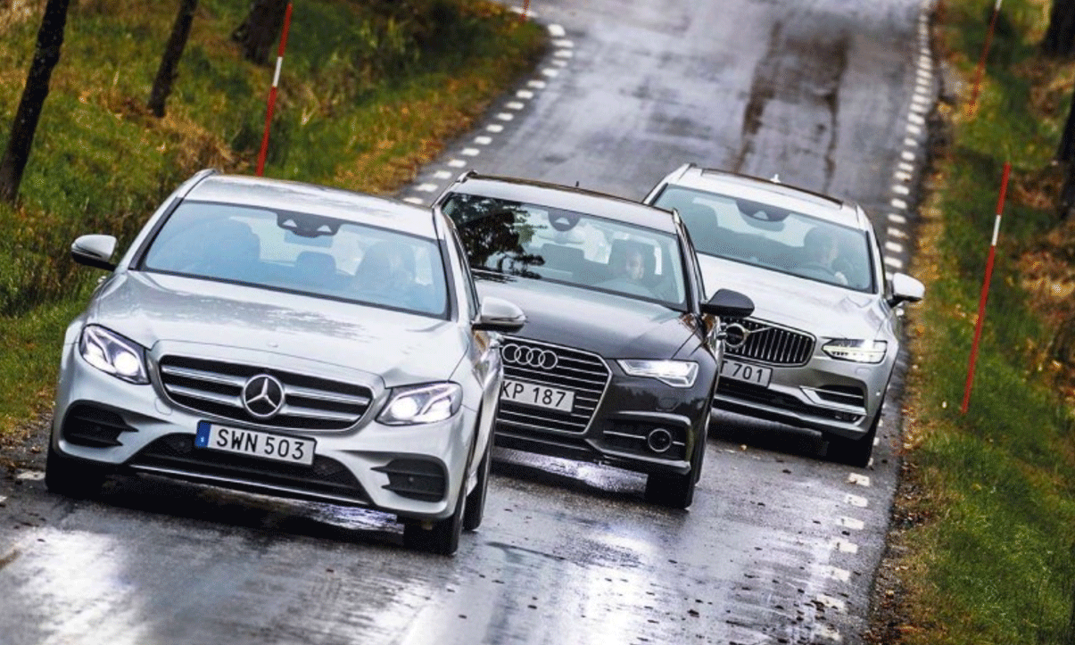 Mercedes-Benz GLS 63 och A-klass från Mercedes (AI text)