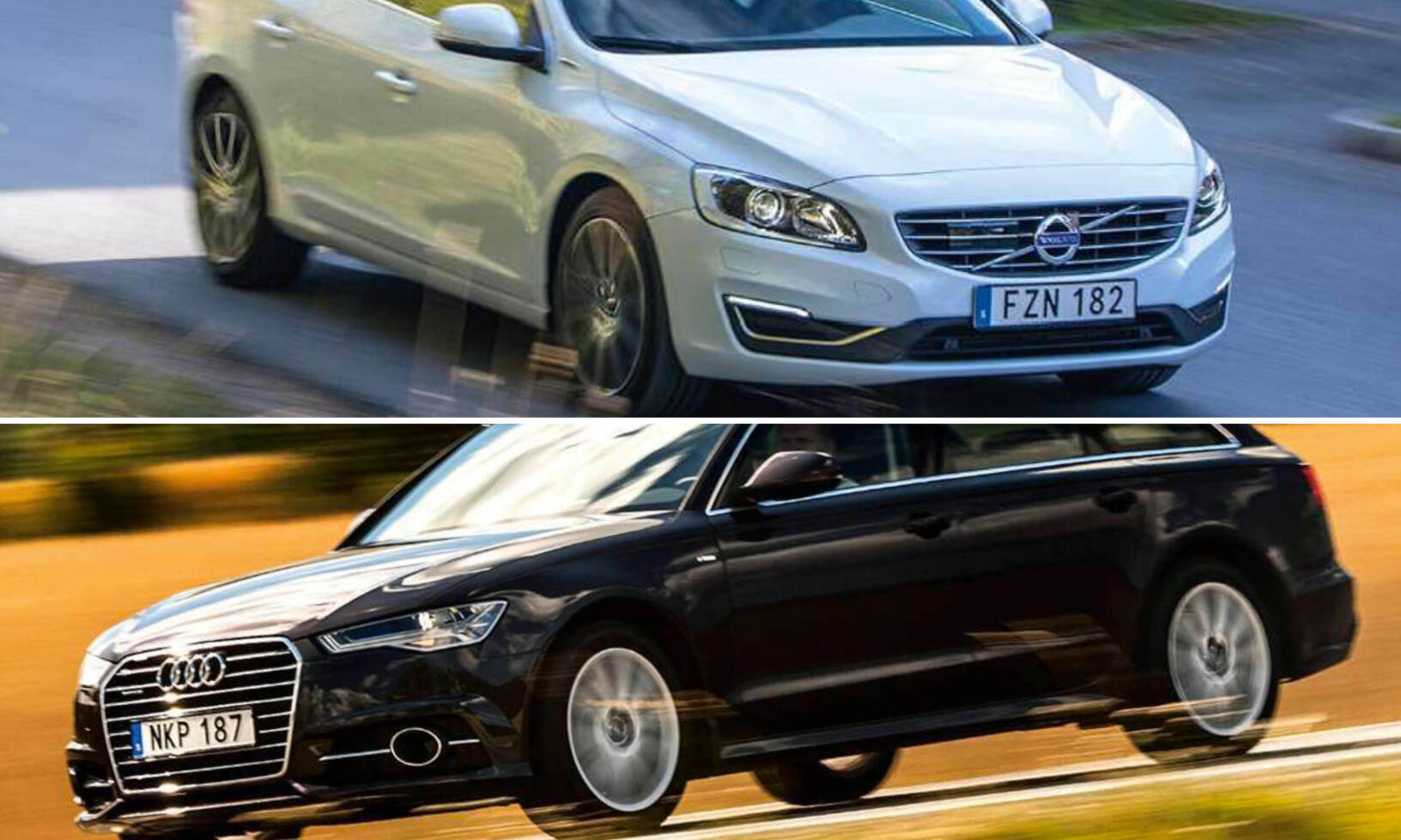 Audi A4 jämfört med Audi (AI text)