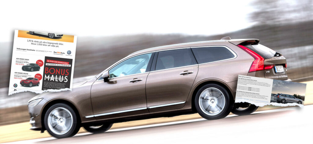 Sveriges mest sålda bil finns också till reapris: Minus 50 100 kronor från listpriset. Skatten efter 1 juli blir ”bara” 5 142 kronor, tidigare var den 2 042 kronor. I juni ställde Volvohandlarna på över 4 000 stycken V90 – långt ifrån alla är sålda.