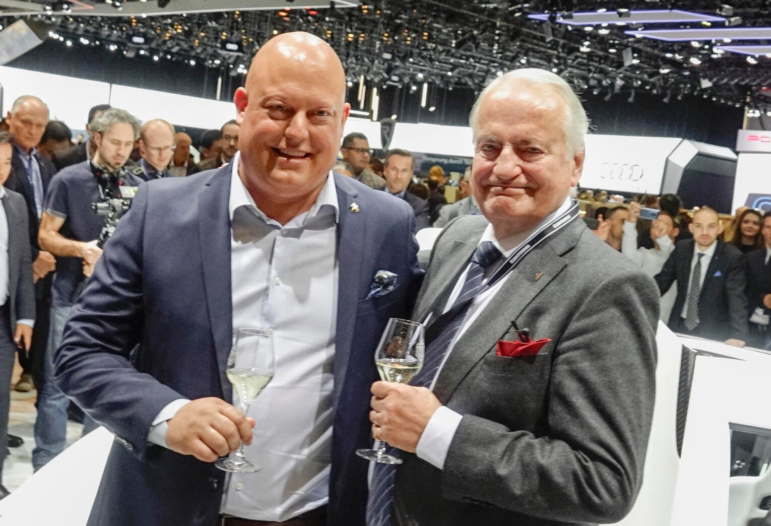 Christian och Jesko, far och son von Koenigsegg.