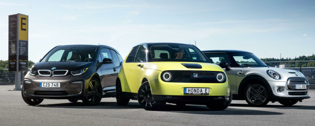Honda vill att nya elbilen ska sticka ut. Färgen kallad Charge Yellow är standard.