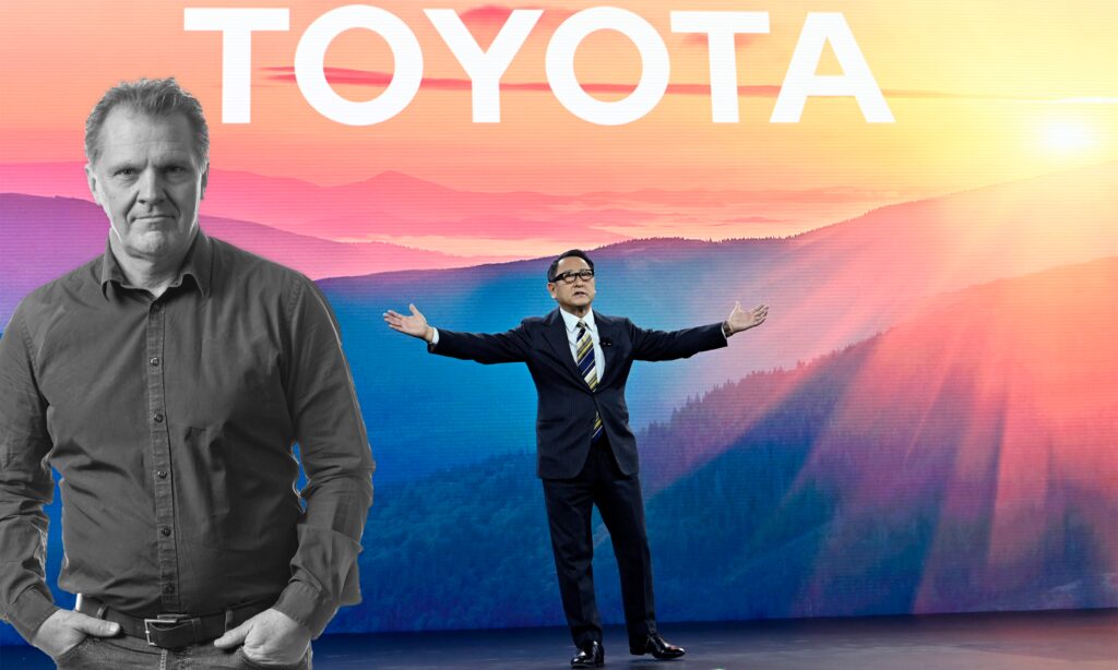 Har Toyota och dess vd Akio Toyoda gått från helgon till buse, undrar chefredaktör Alrik Söderlind.