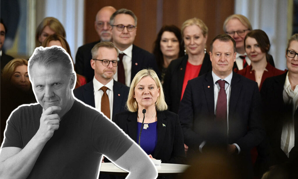 En grupp personer står framför en bil. (AI text)