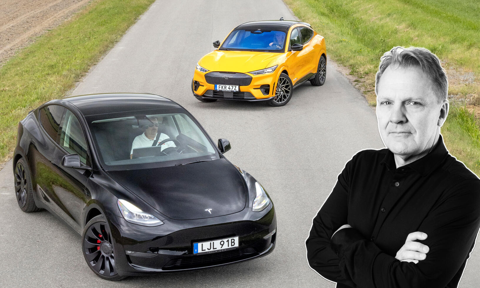 Tesla Model S och Tesla Model X (AI text)