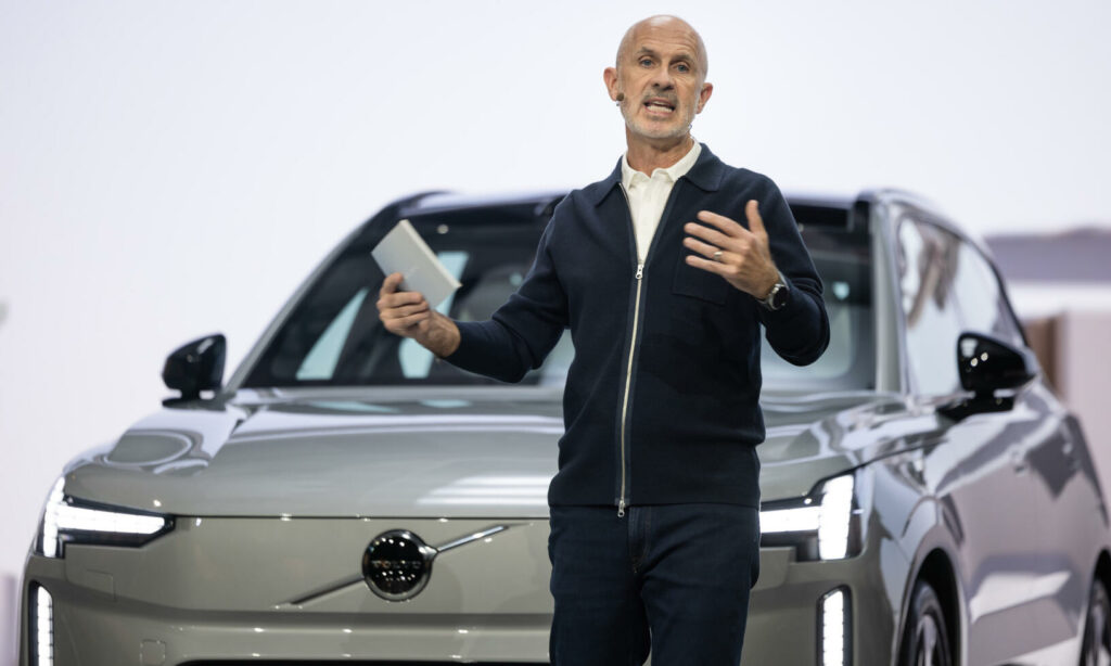 Jim Rowan har berättat ännu mer om Volvo EX30 för journalister i Australien. Foto: Magnus Fröderberg.