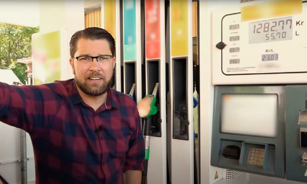 SD lovade en sänkning av dieselpriset med 10 kronor litern i valrörelsen.