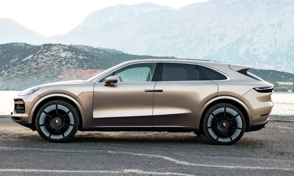 Så här tror vår illustratör att Porsches sjusitsiga elsuv kan komma att se ut.