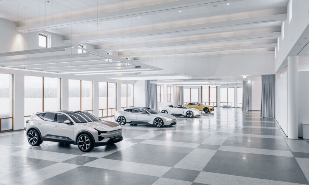 Skandinaviskt ljust och fräscht är designtemat för Polestars nya designkontor.