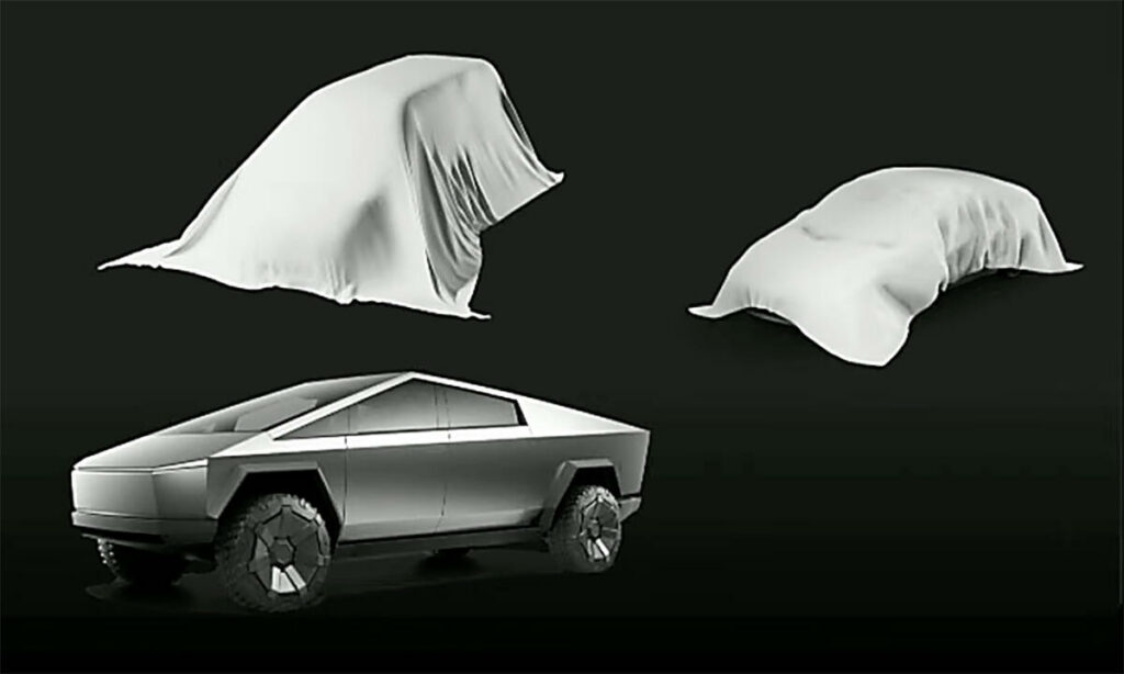 Ska Tesla komma med en familjebuss och en mindre bil? Det skulle bredda modellprogrammet. Bilden kommer från Teslas presentation under Investor Day.