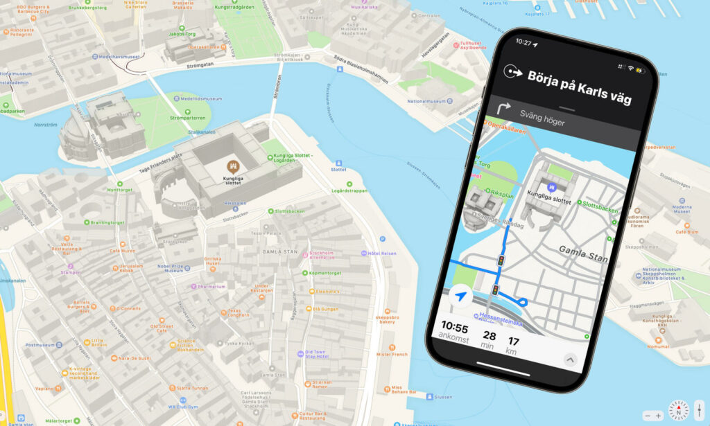 Nya Kartor-appen har 3D-visning och bättre körhänvisningar.