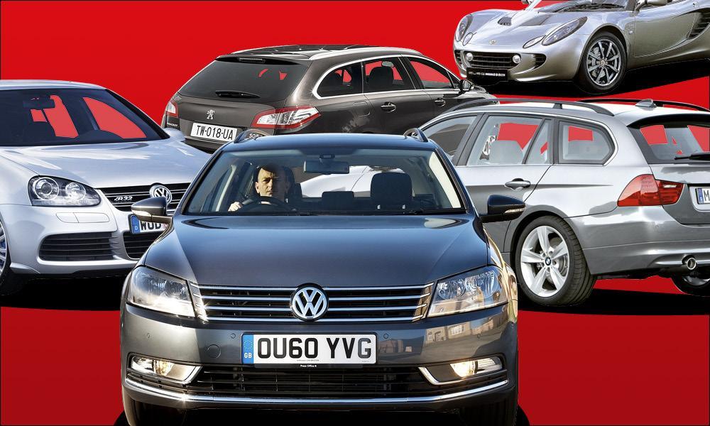 En omslag med en bil i bakgrunden (AI text)