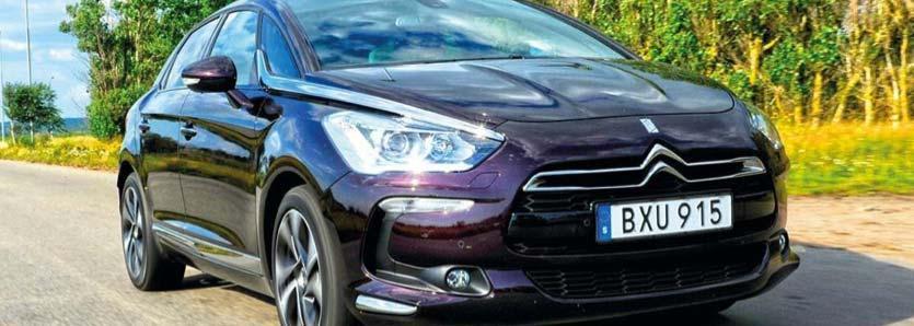 En lila Citroën C3 (AI text)