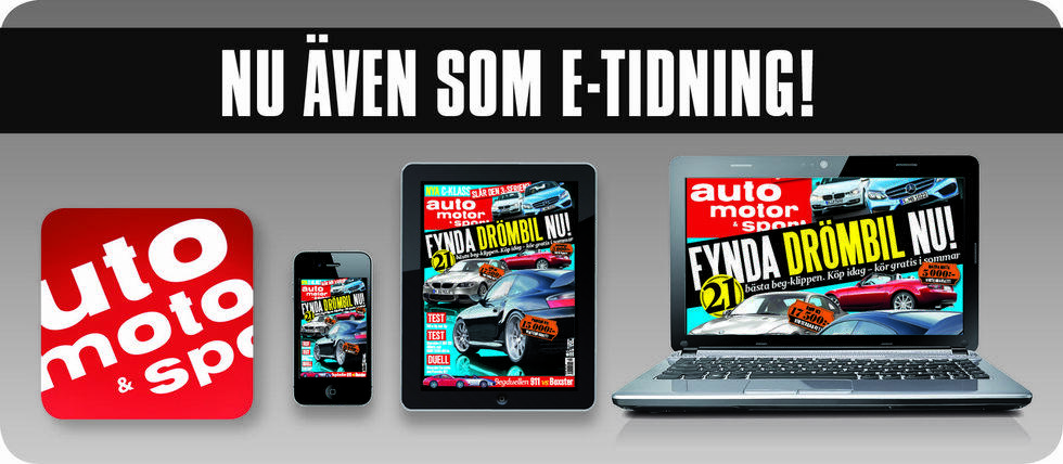 Auto Motor & Sport som e-tidning!