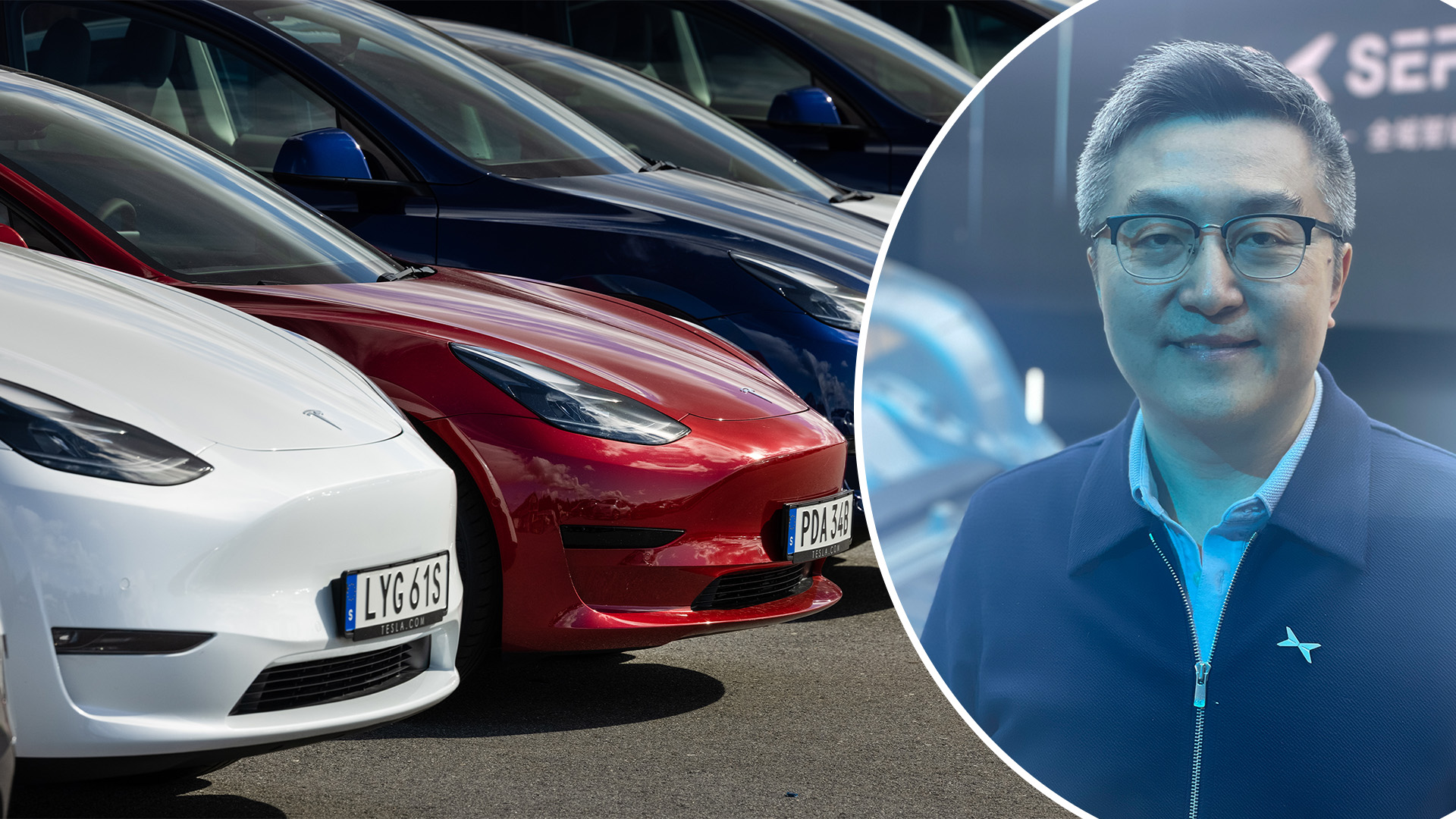 Teslas nya elbil får stor uppmärksamhet i Hongkong. (AI text)