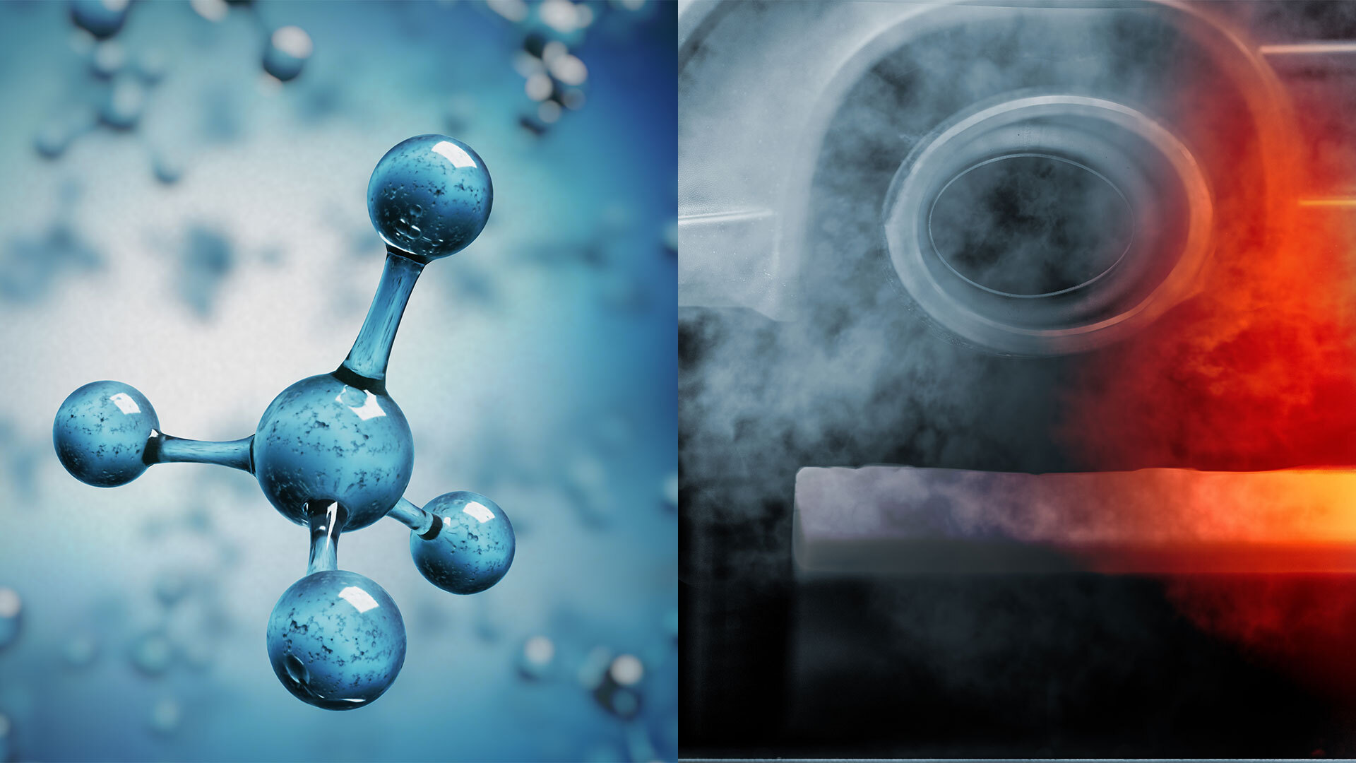 En bil med ett blått ljus och en blå bil med ett blått ljus. (AI text)