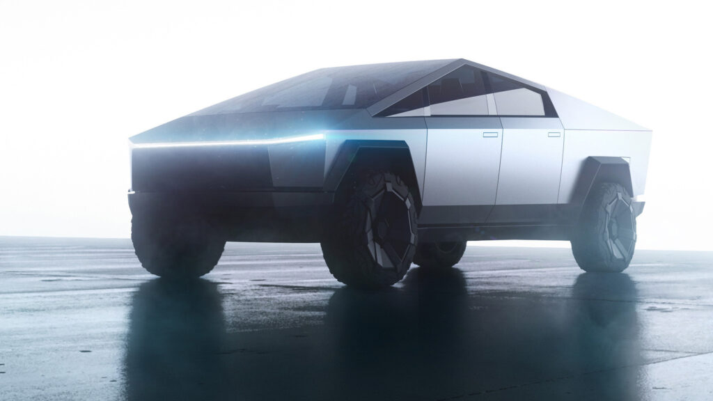 Bilden visar en futuristisk fordon. (AI text)