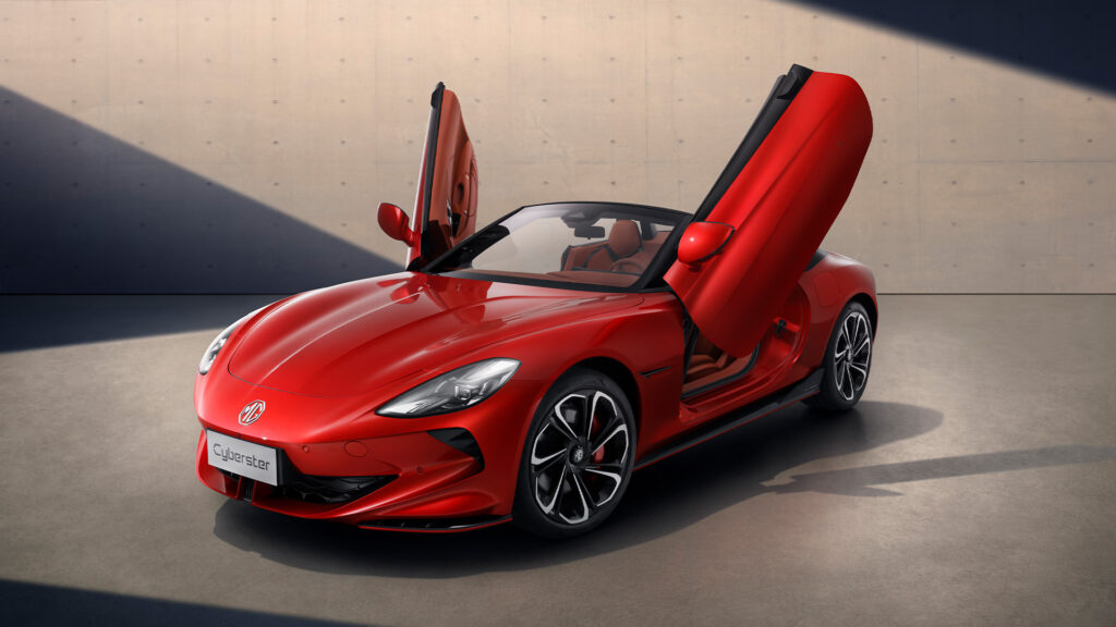 den nya Toyota SRX sportvagn (AI text)