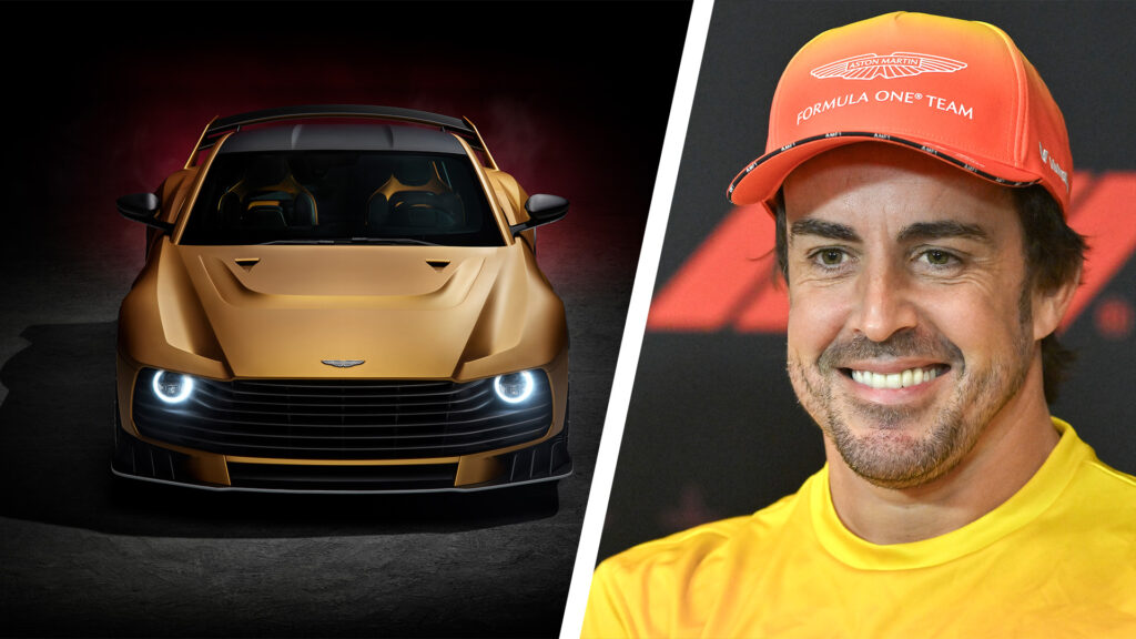 Personer poserar bredvid en bil. (AI text)