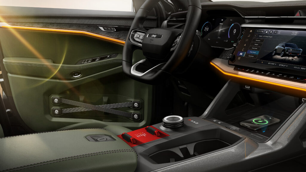 Inredningen av en 2020 Volvo R8 (AI text)