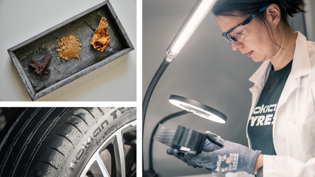 En kvinna arbetar på en däck. (AI text)