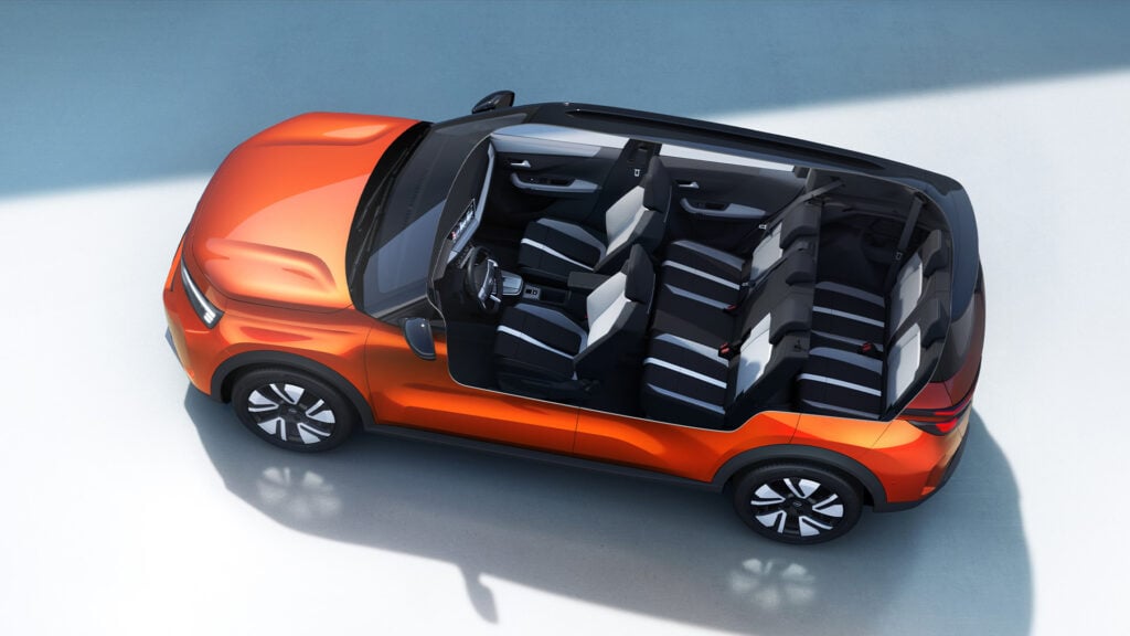 En konceptbil med en Chevrolet EV. (AI text)