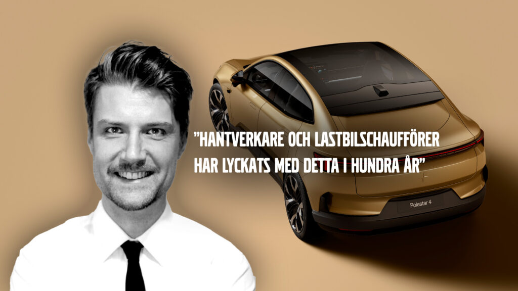 En man och en kvinna i en bil. (AI text)