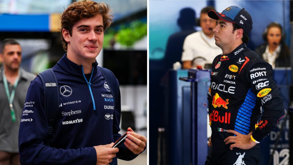 Franco Colapinto Sergio Perez