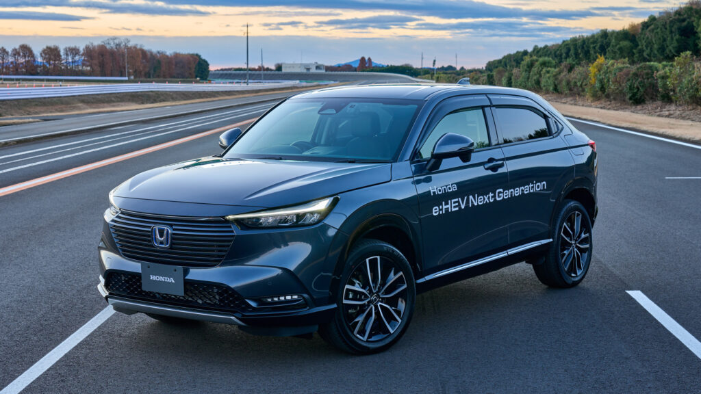 Honda HR-V prototype med den nya motorn.