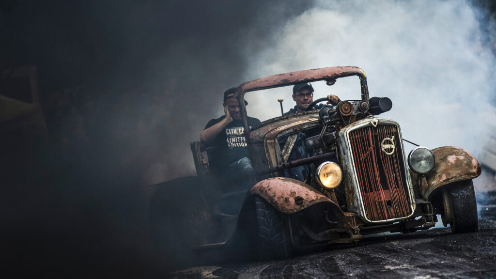 En gammal volvoveteran gör burnout.