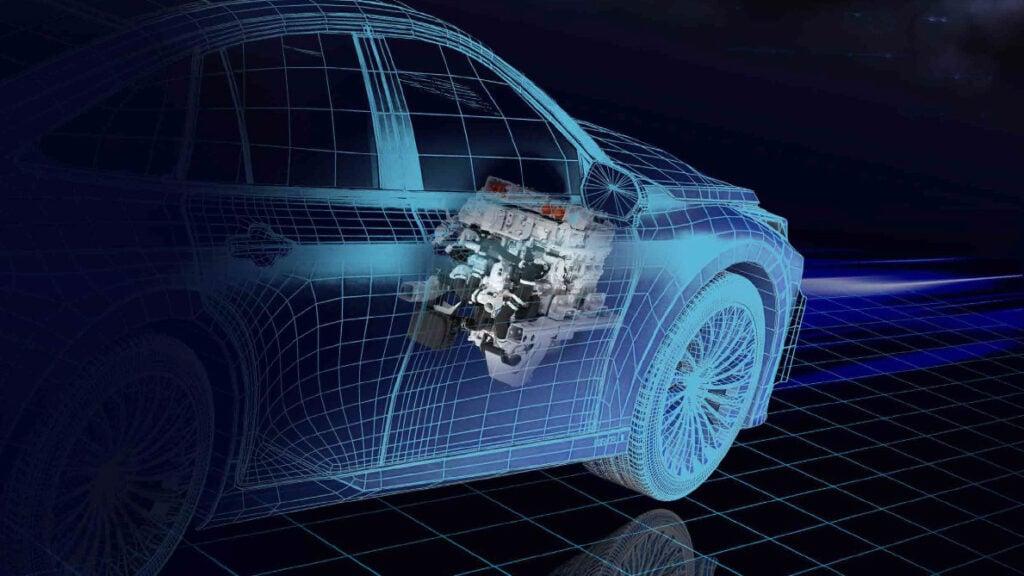 Tredje generationens bränslecelli en Toyota Mirai