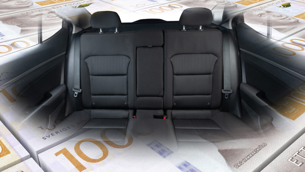 Baksäte och tusenlappar