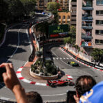 Formel 1 i Monaco 2024. Den berömda hårnålen visas på bild.