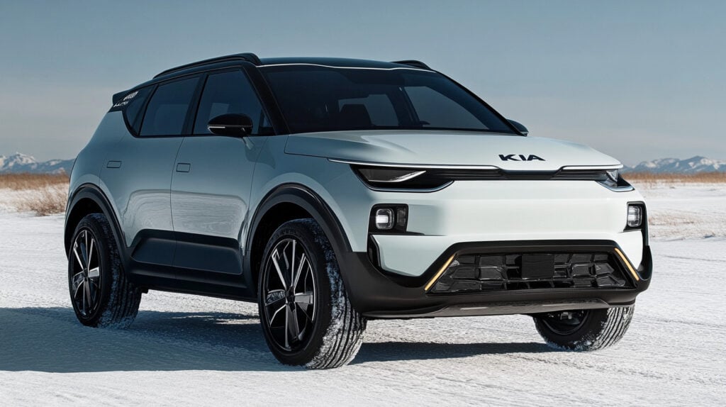 AI-genererad Kia EV1 SUV