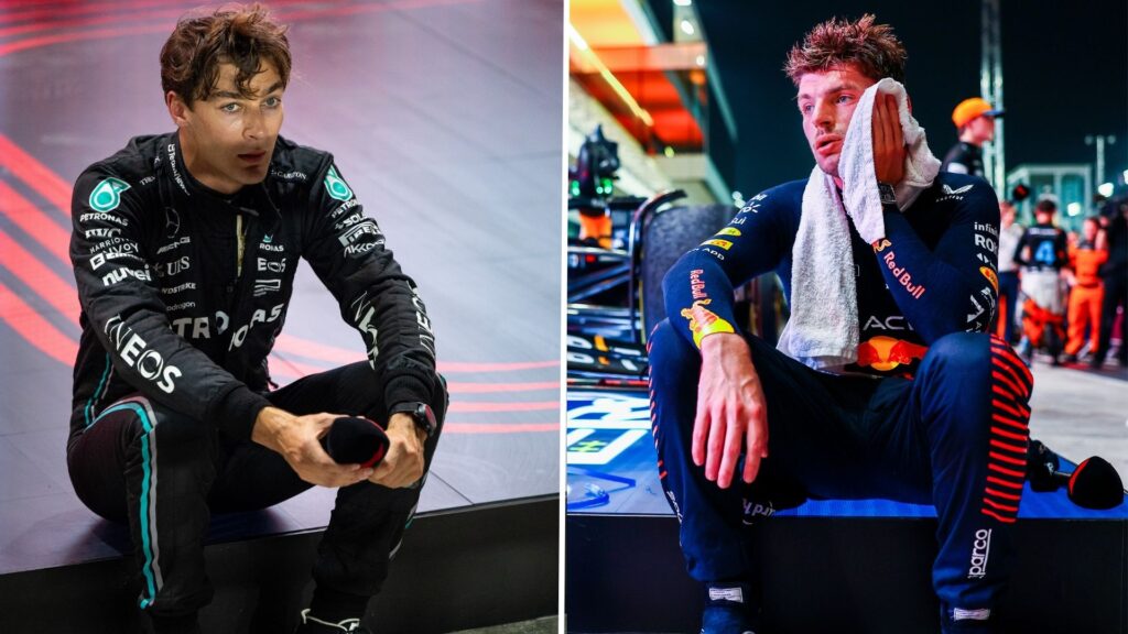 George Russell och Max Verstappen utmattade efter Qatar GP 2023 – FIA:s kylvästar i fokus inför hett Bahrainrace.