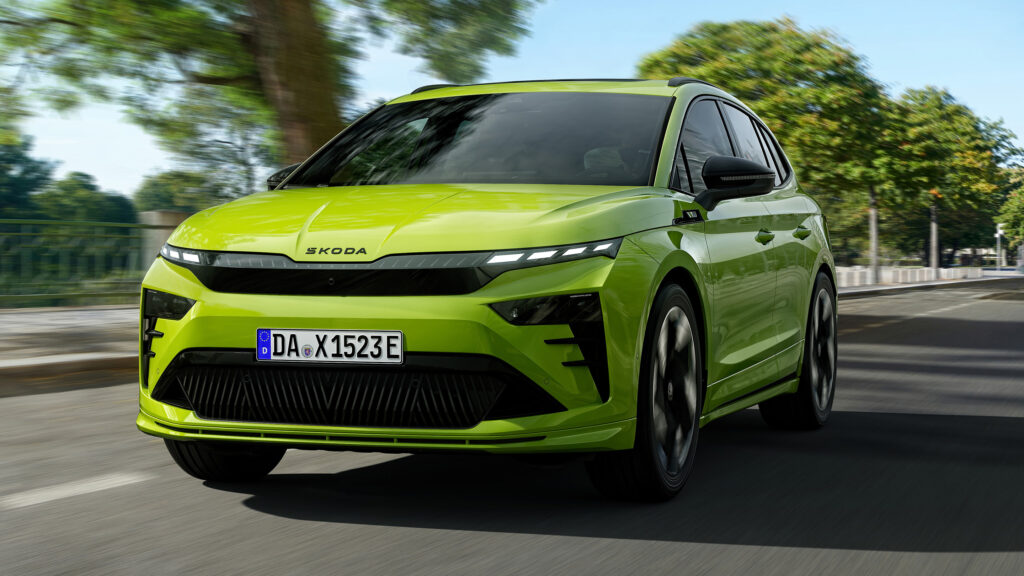 Skoda Enyar RS snett framifrån