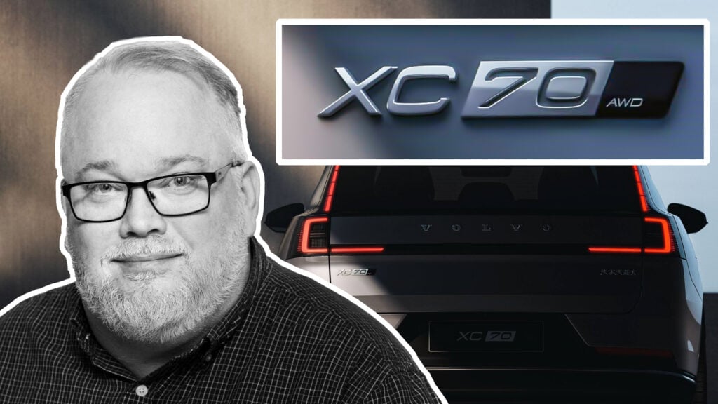 Magnus Fröderberg och nya Volvo XC70