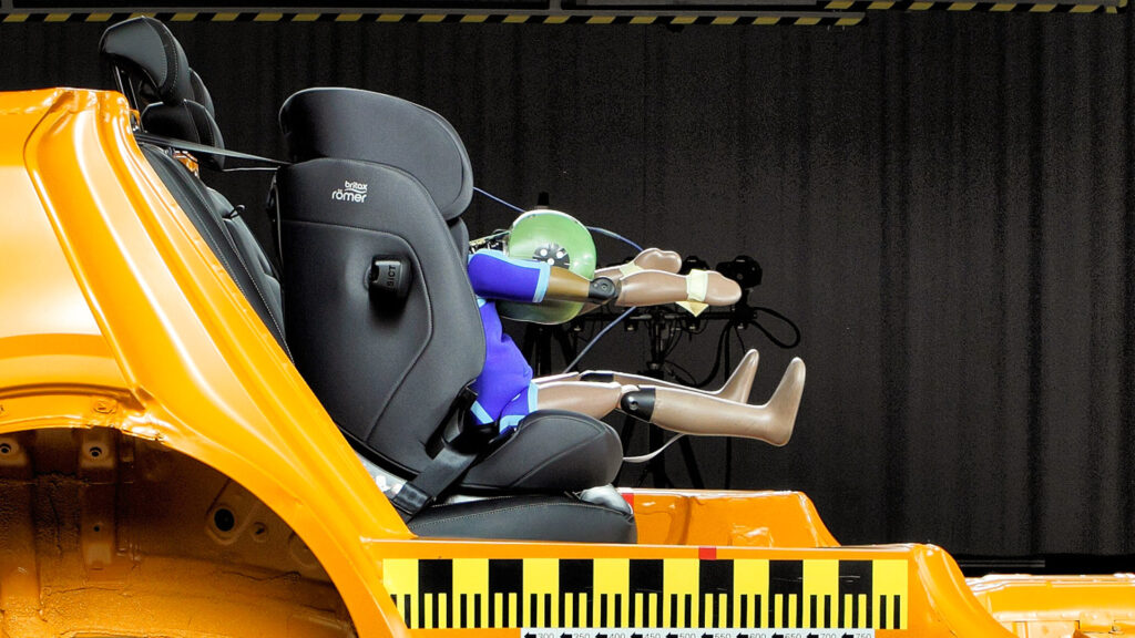 Krocktest av bilbarnstol