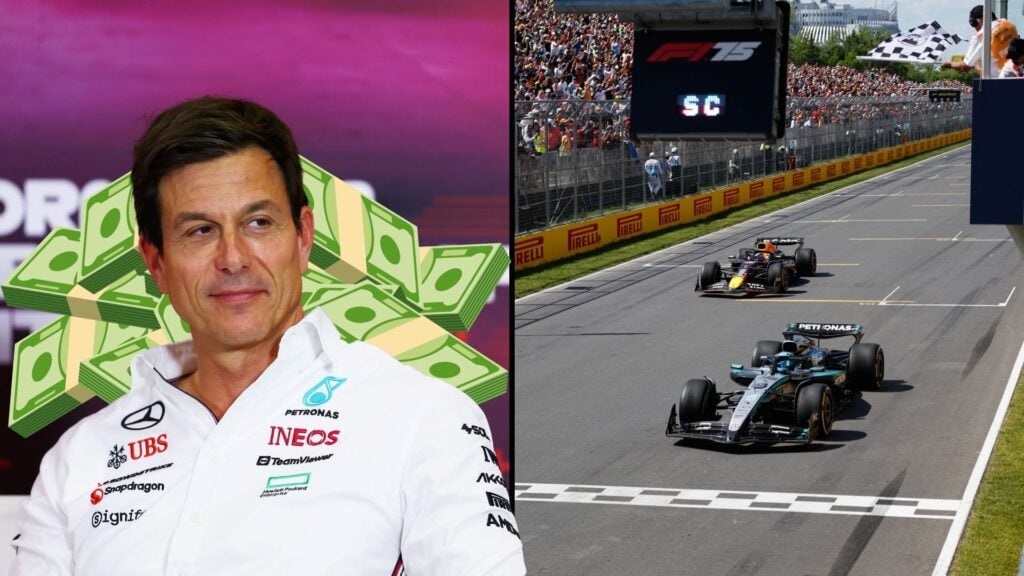 Toto Wolff framför pengar och Mercedes F1-bil på målrakan – rekordvinst och utdelning 2024.