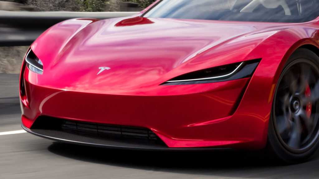 Front Tesla Roadster 2017