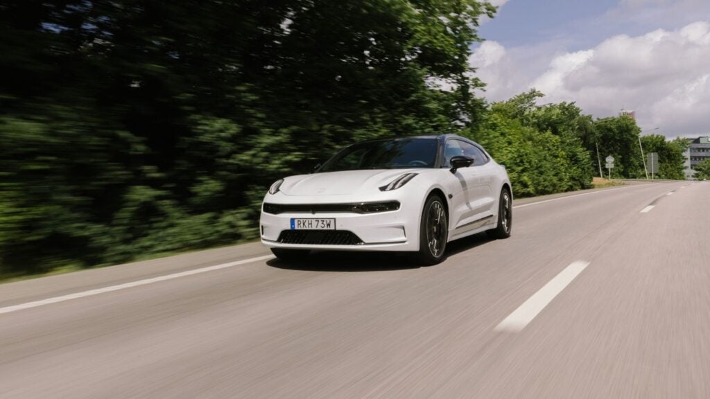 En Zeekr 001 i Sverige.